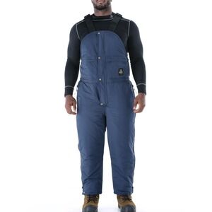 RefrigiWear ChillBreaker Bib Overalls L‎ Workwear Winter Navy Heavy Duty